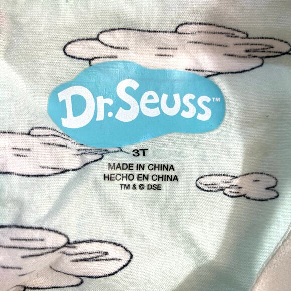 Dr Seuss Oh The Places Youll Go Hot Air Balloon Clouds Layered Sheer Tunic Dress - Picture 9 of 10